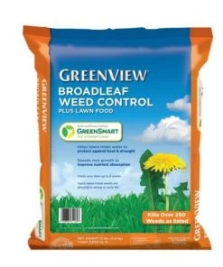 Garden Goods Direct Lawn Care GreenView Broadleaf Weed Control Plus Lawn Food