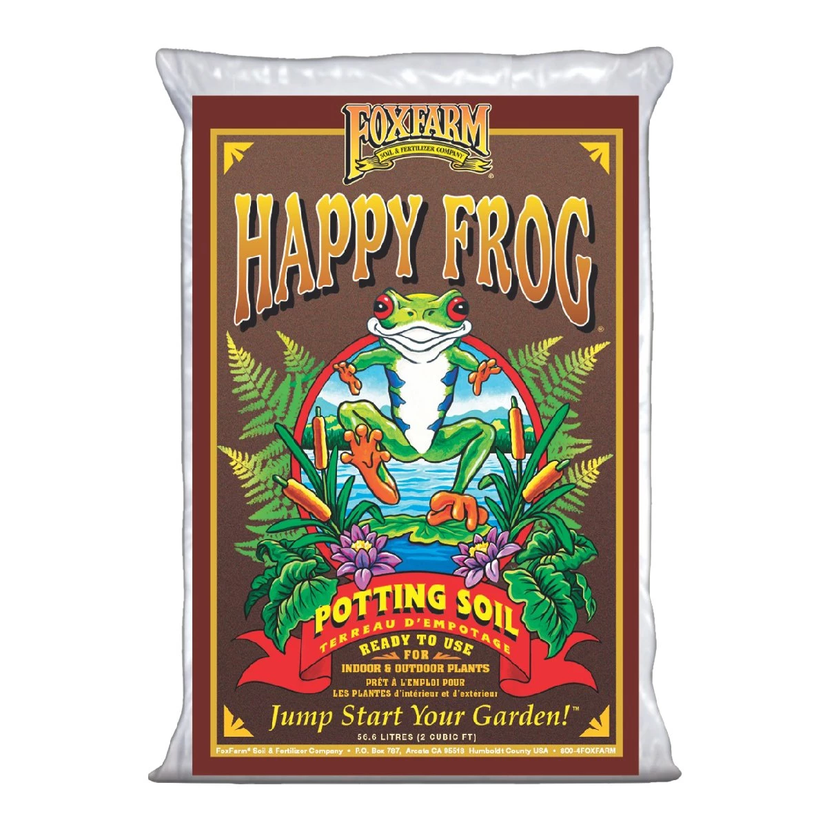 Garden Goods Direct FoxFarm Happy Frog Potting Soil 12QT 1 Garden Goods Direct FoxFarm Happy Frog Potting Soil 12QT
